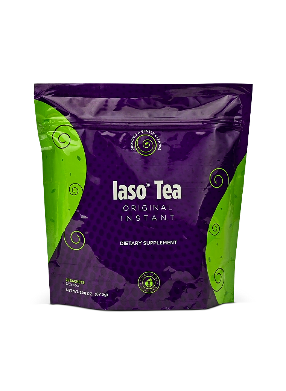 Thé Instantané Iaso Tea Saveur Fruits Tropicaux - Boîte De 25 Dosettes, Aide à La Gestion Du Poids