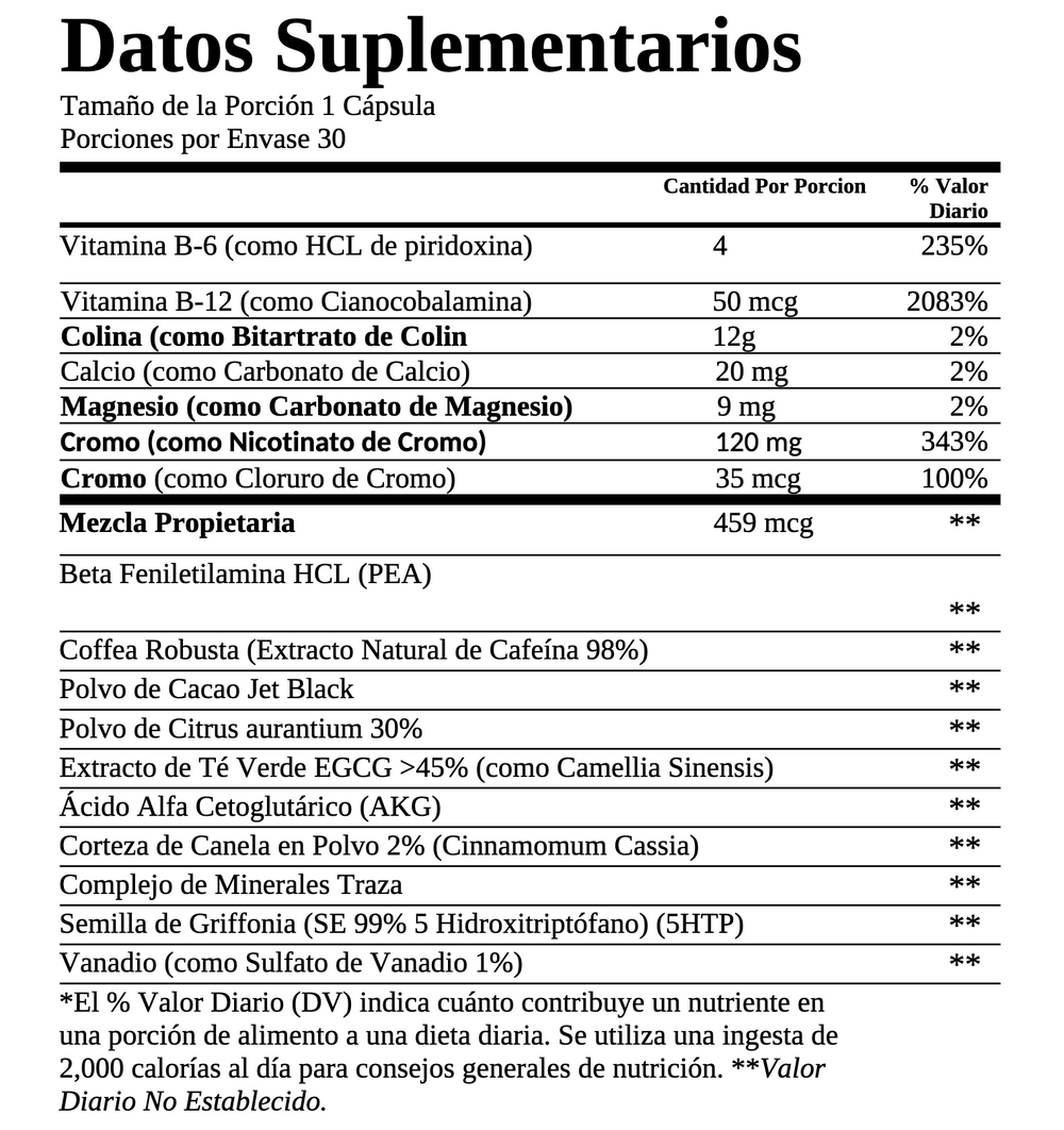 Supplement Facts