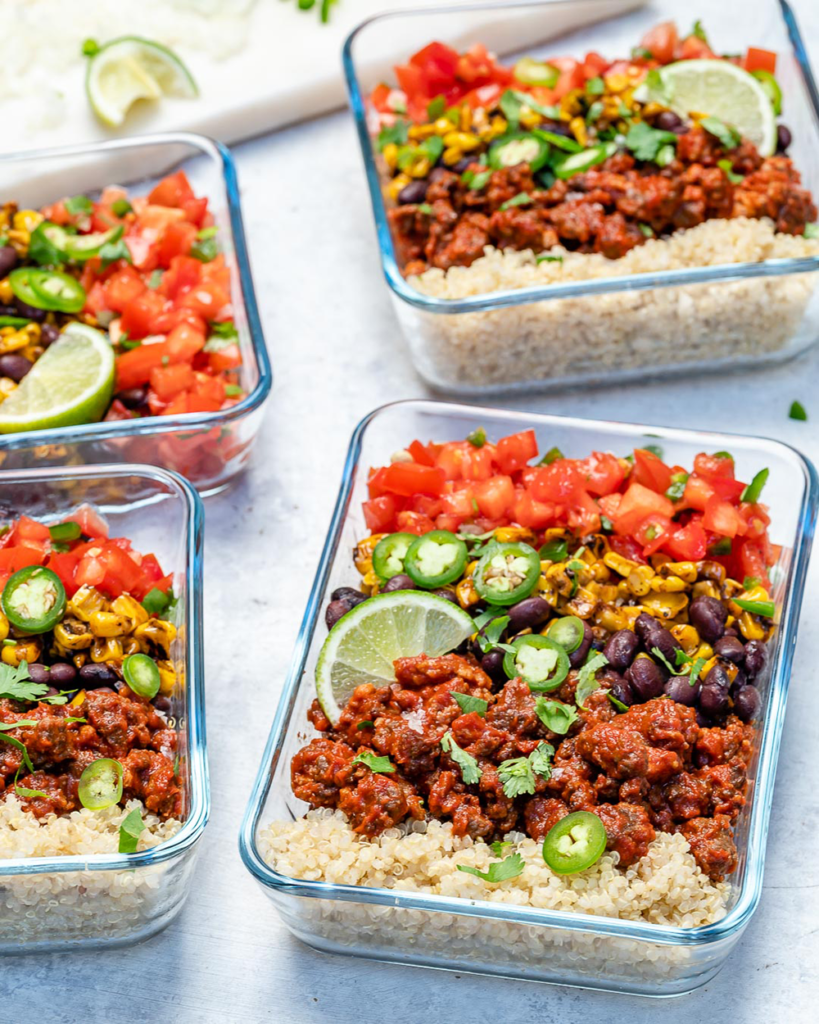 Healthy Burrito Bowl Meal Prep Recipe - Total Life Changes
