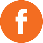 Facebook Dark Orange Icon