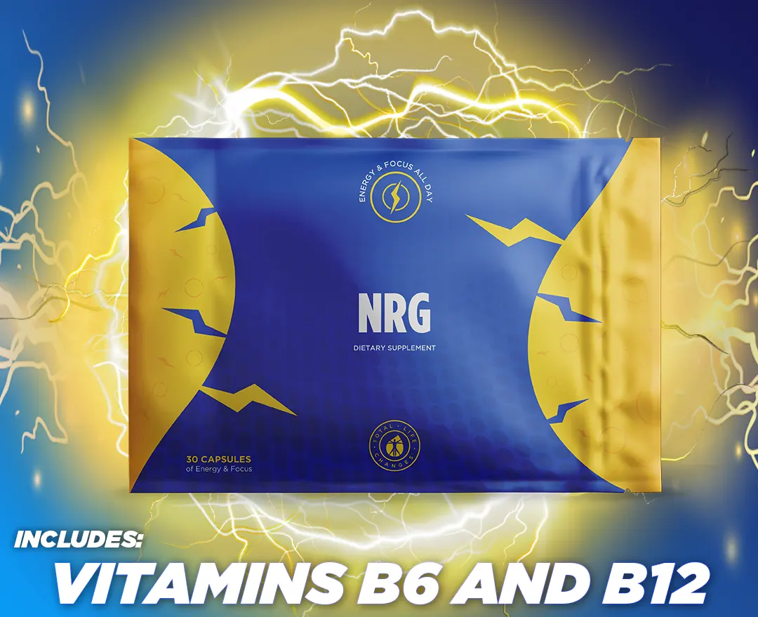 NRG includes Vitamins B6 and B12