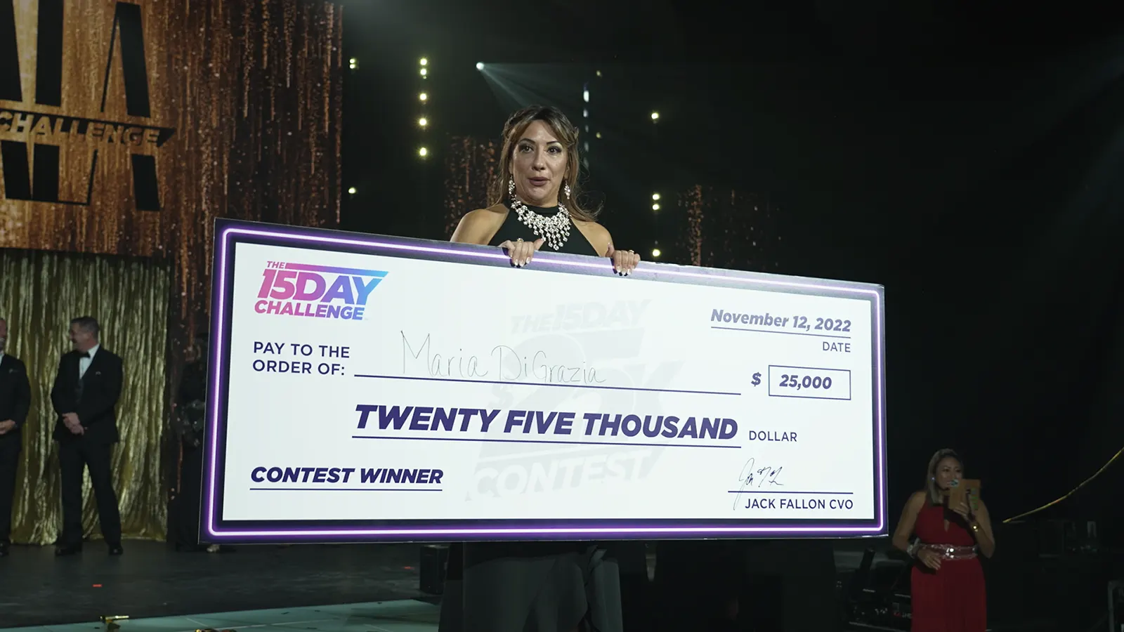 Maria DiGrazia First Place Winner – The 15 Day 25K Contest Season 1